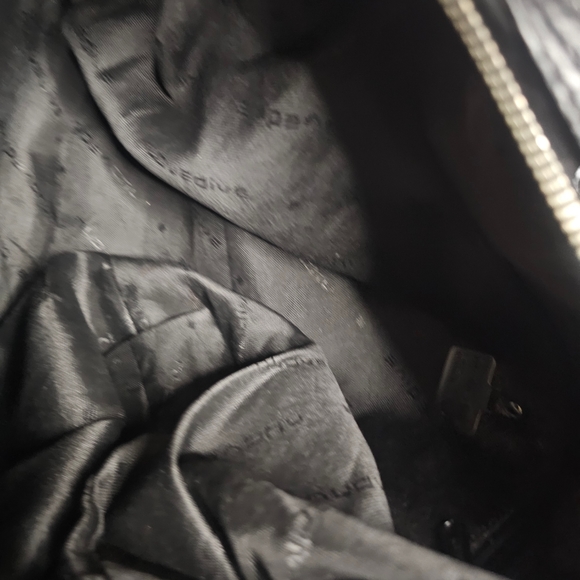 Nuovedive Made in Italy large black hobo leather handbag - Picture 6 of 9